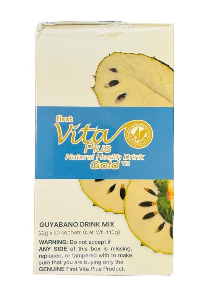 First Vita Plus Gold Guyabano Soursop Drink Mix - Image 3